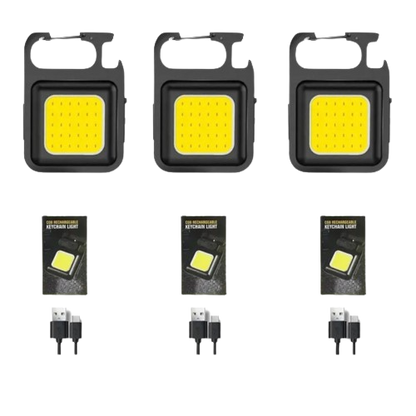 Mini lampe de poche led COB multifonctions